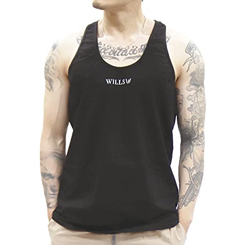 [WILLS FITNESS] タンクトップ メンズ ジム 筋トレ インナー ウィルズ フィットネス CORE TANK TOP ト..