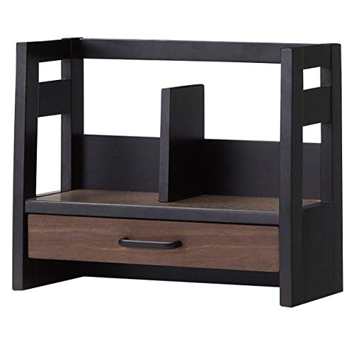 KOIZUMI(コイズミ学習机) 学習用 ダークブラウン サイズ:W422×D210×H350mm ルトラ デスク本立て BGDW色 SDA-737BGDW