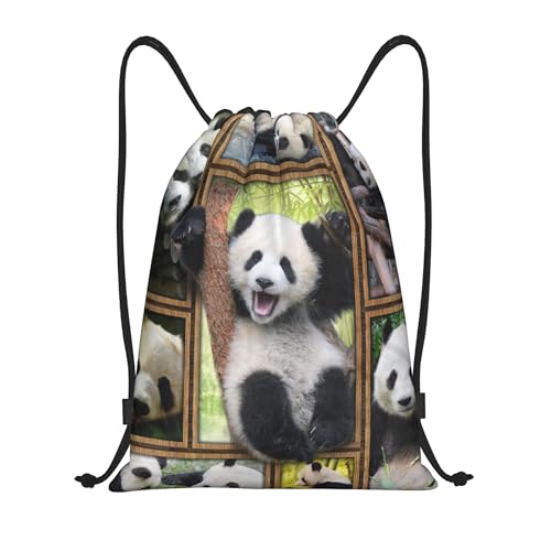 [LONGYULI] ジムサック リュック ナップサック プールバッグ 防水 軽量 折り畳み 多機能 シューズ収納 ..