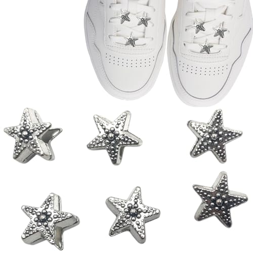 [GrandslamEX] 星 スター シューズ ピアス 6個セット アクセサリー 靴紐 シューアクセ ピアス チャーム..