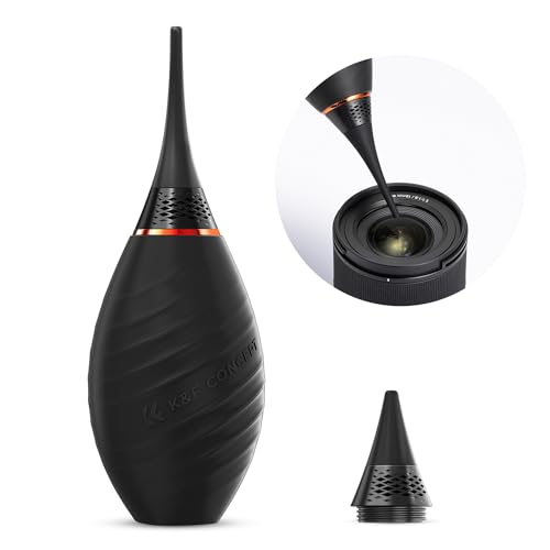 K&F CONCEPT カメラ用ブロアー セット エアダスター 強力 エアブロアー ノズル取替式 逆流防止 大容量 ..