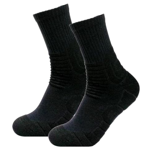 [Aqinmony] 無地 バスケットボールソックス メンズ スポーツソックス 試合/練習用 中厚手 滑り止め ア..