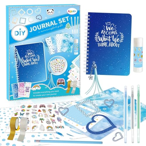 Morimi 女の子 日記帳 ノート スクラップブックキット ジャーナル ダイアリー 手帳キット 小学生 進学 卒業記念品 文房具 システム手帳 かわいい シー...