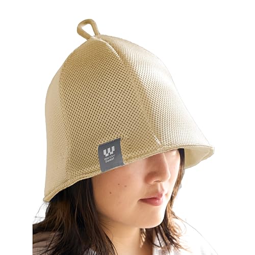 [Wander Forest] サウナハット 【速乾メッシュ2重構造】 超極厚 大きめ 深め メッシ ...