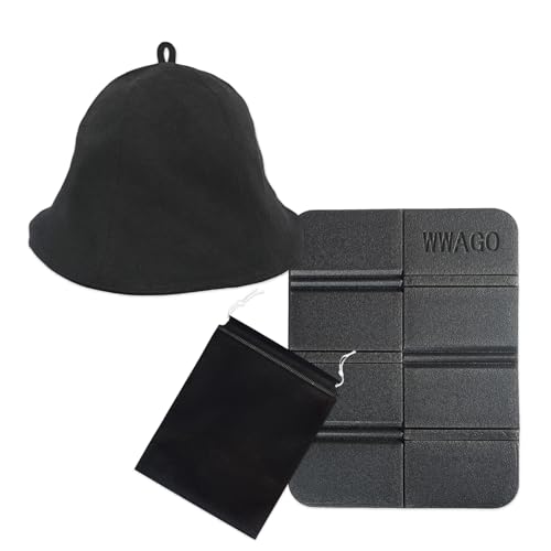 [Vivrella] サウナハットタオル生地 メンズ レディース やわらかい 2重構造 洗える 髪の傷み防止 サウ..