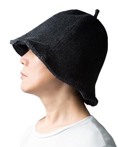 [floresta] サウナハット タオル生地 二重構造 大きめ 深め 洗える メンズ レディース  ...