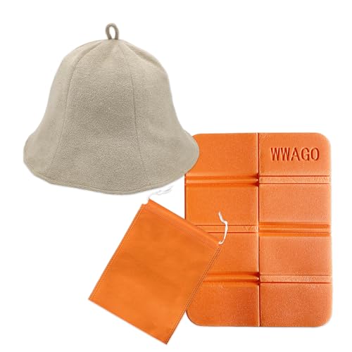 [Vivrella] サウナハットタオル生地 メンズ レディース やわらかい 2重構造 洗える 髪の傷み防止 サウ..