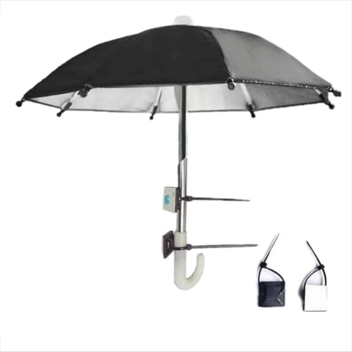 スマホ サンシェード 自転車傘ホルダー 折り畳み 雨除け 日除け 梅雨対策 日焼け対策 携帯電話の傘 tyu09