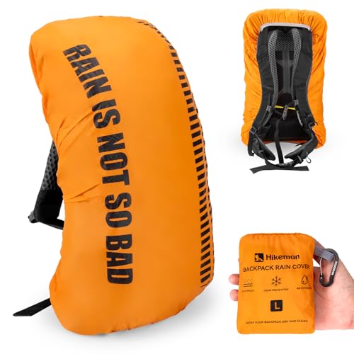 [HIKEMAN] リュックカバー ザックカバー レインカバー 防水カバー 高耐水 超軽量 風飛び防止 盗難防止 ..