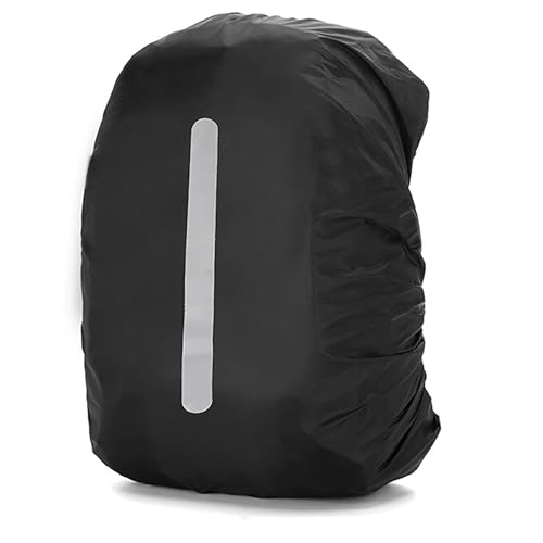 [LeTradeJP] リュックカバー レインカバー ザックカバー 軽量 防水カバー 2色反射テープ 雨よけ 風飛び..