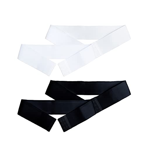 バストサポートバンド 2枚セット M L バストサポート 胸 揺れない スポーツブラ PROUD BODY (L, 黒)