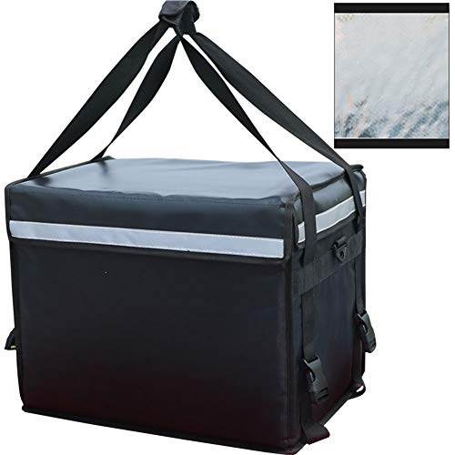 Umoraデリバリー 宅配 デリバリーバッグ お弁当 配達用 ピザポーチ 防水 ケータリング 保温・保冷 お寿司 インサートできる 大容量（62L＋仕切り）