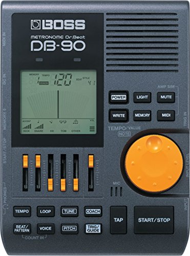 ◆商品名：BOSS ボス メトロノーム Dr. Beat DB-90 リズムトレーニング機能搭載 ドラム/楽器練習/ライブ用 ドクタービート テンポ練習 ドラム/ベーストレーニング DB90リズム・コーチ機能を搭載、バック・ライト付き大型LCDによる振り子表示のドクター・ビート最上位モデル実践的で使い勝手のよい多用途メトロノーム個人練習に最適なリズム・コーチ機能を搭載ヒューマン・ボイスによるクリック音やドラム音色のパターンなど多彩な音色を内蔵ノート・ミキシング機能でオリジナル・パターンの作成も可能ループ・プレイ機能など多彩な機能を搭載フット操作によるコントロールも可能インプット端子を装備。簡易モニターとしても使用可能イブなどのクリック音源としても便利なDB-90daysmarket-ny00