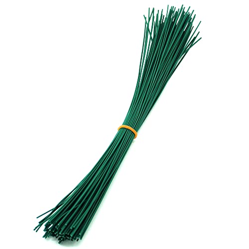 オーディオファン ビニールタイ 20cm 農業 支柱 固定 誘引 そえ木 結束 グリーン 100本セット