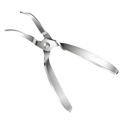 YIBOOOM 骨抜き ステンレス製 骨取り 魚の骨抜き 自動開閉バネ付き 調理器具 和食器 キッチン用品 人間工学デザイン キッチンハサミ 使いやすい 便利 多目的