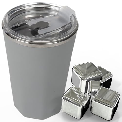 アイスキューブ 溶けない氷 ステンレス氷 - 解けない氷 薄まらない 氷 溶け ない 氷, ウイスキー アイ..