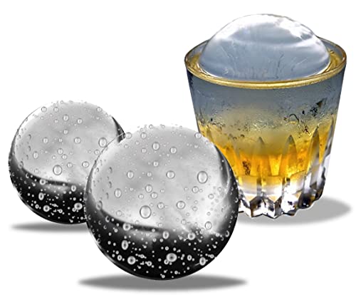 アイスボール アイスキューブ 溶けない氷 2個セット 繰り返し使える ステンレス氷 ウイスキー プレゼント