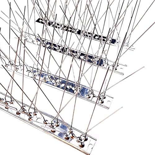 ONESORA 鳩避け 鳥よけ 100%ステンレス製 バードピン 耐久性 【総長 20m】 鳥よけ スパイク 鳩よけ 剣..