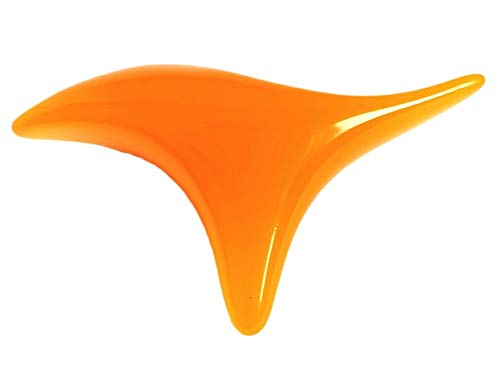 wumio カッサ ツボ押し棒 蜜蝋樹脂 オカリナ型 洗える 指圧棒 入浴 お風呂 岩盤浴 セルフメンテナンス ..