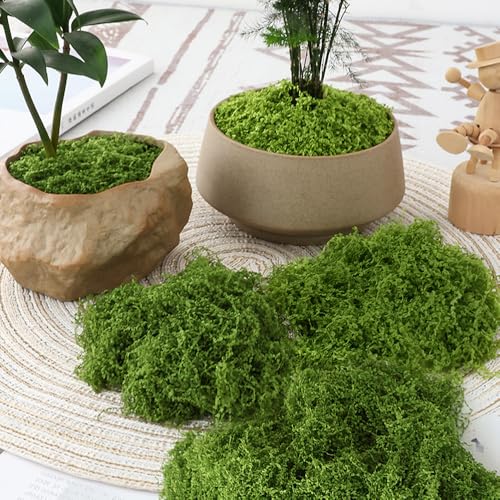 TMR.Breath G 人工苔 造花 屋内/屋外 メンテナンス要らず DIY ハンドメイド 虫が寄ってこない (グリーン)