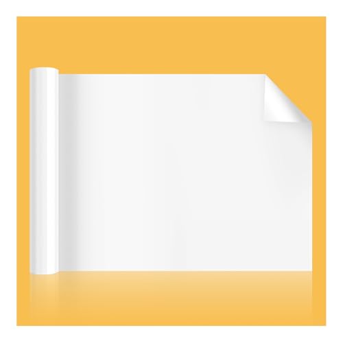 TransOurDream アイロンプリントシート 白色 艶消し 転写シート 熱転写ラバーシート ラバーシート (30.5*152CM)