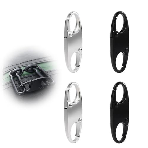 ジッパークリップ盗難防止 ファスナー 引き手 ファスナー キーホルダー 引き手 バックパックジッパーロック ダブルオープニング ジッパープル ジッパーを閉じたま...