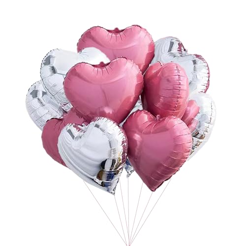 ZHUHAOYUN バルーンブーケ 10個セット アルミ風船 アソート 18インチ飾り付け バレンタイン バースデー..