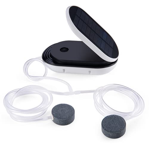 エアーポンプ エアポンプ ソーラー充電式 水槽 電動 釣り 携帯 ライブウェル エアー ポンプ メダカ 金..