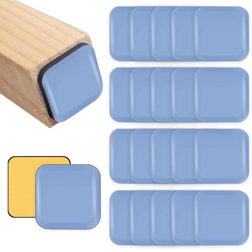 家具スライダー【20枚入り】スツール用サイレントパッド 家具パッド 楽に移動できる 床に傷つけ対策 防..