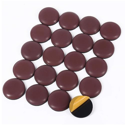 家具スライダー 丸形直径25mm 20枚入り 家具移動パッド 簡単貼付け テフロン素材 家具を楽々移動 キズ..