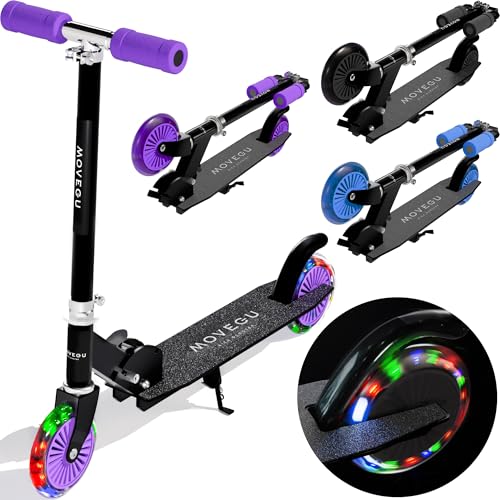 MOVEGU 2輪 キックスクーター (Purple grape)