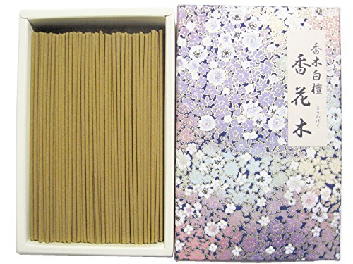香老舗 淡路梅薫堂のお線香 天然香料 白檀香花木 バラ 110g FBA amazon prime japanese incense sticks sandalwood koukaboku Awaji Baikundou （ びゃくだん サンダルウッド ） お香 メーカー 高級線香 天然白檀線香
