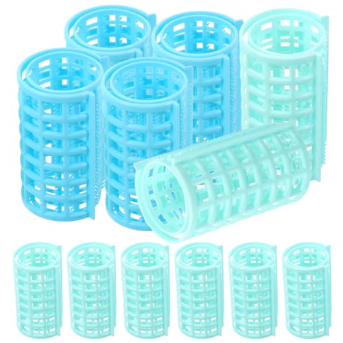 Frcolor 前髪カーラー カーラー 前髪 マジックカーラー ヘアローラー DIY 熱を使わない 家庭 美容室 サロン用 巻き髪 ツール 12個入り （ランダムカラー）