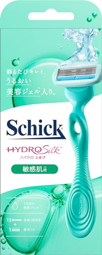 シック Schick ハイドロシルク 敏感肌用 ホルダー(刃付き+替刃1コ)