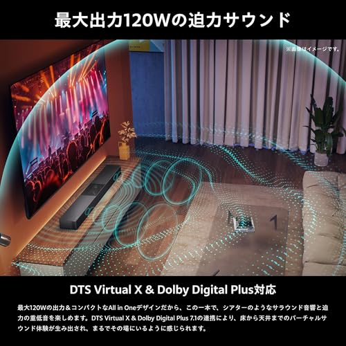 �ϥ����� 2.1ch ������ɥС� ���ԡ����� HS2000N ���֥����ե�����¢ Bluetooth/HDMI/ARC�б� 2024ǯ��ǥ� �֥�å�