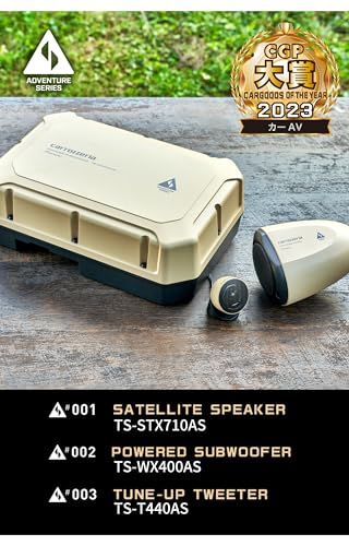 Pioneer スピーカー TS-WX400AS アドベンチャーシリーズ パワードサブウーファー 24cm×14cm カロッツェリア