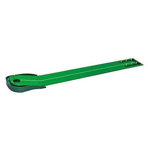 ◆商品名：Tabata(タバタ) ゴルフ パターマット ゴルフ練習用マット 2way パターマットライン入り 2.45+ナビ GV0127方向性と距離感に磨きをかけるパターマットガイドに沿ってヘッドを振るだけで、安定したパッティングストロークをマスターフェイスの向きが明確になり、ヘッドの軌道チェックもできますガイドの幅はパターヘッドに合わせて調整可能カップとボールを結ぶ白線と平行にアドレスすることでスクエアなインパクトを意識daysmarket-ny00 寒さ対策 乾燥 　正月 年末商戦 年末年始 お年玉　新年会　成人式