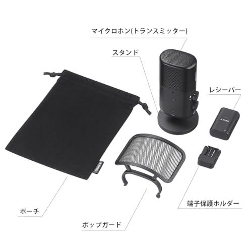 SONY(���ˡ�) ������ѥޥ��� �磻��쥹�����ȥ꡼�ߥ󥰥ޥ������ۥ� ���⳰��Vlog���饤�֥��ȥ꡼�ߥ󥰡������դ����󥿥ӥ塼������Ͽ�����ݥåɥ��㥹�� �ݥåץ�������° ECM-S1