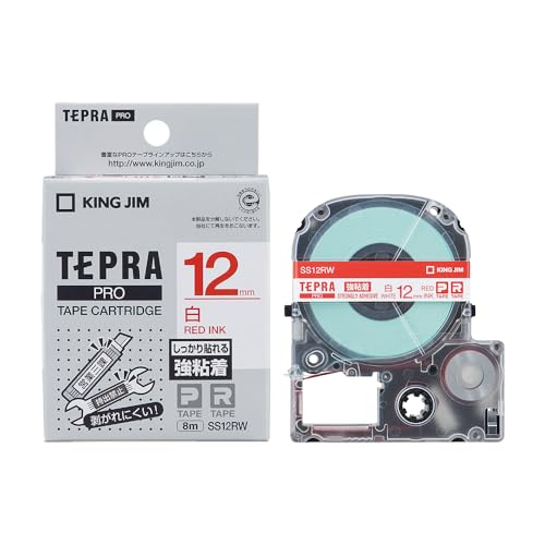 ���󥰥��� �ڽ����� �ƥץ�PRO�ơ��ץ����ȥ�å� ��Ǵ�� 12mm ���٥�/��ʸ�� Ĺ��8m SS12RW