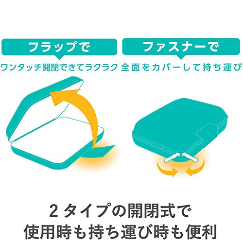 エレコム 電子辞書ケース 2タイプ開閉方式 イヤホン・タッチペン・SDカード収納ポケット付 ブラック DJC-024BK