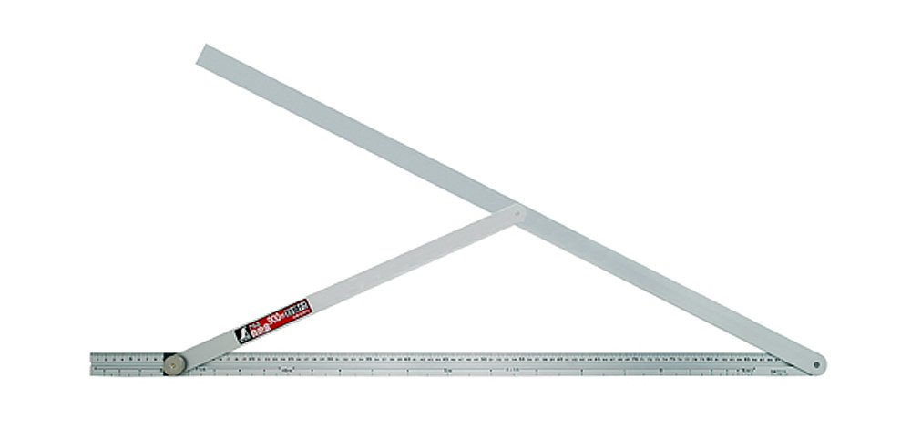 シンワ測定(Shinwa Sokutei) アルミ自由金筋交 目盛付 900mm 62572