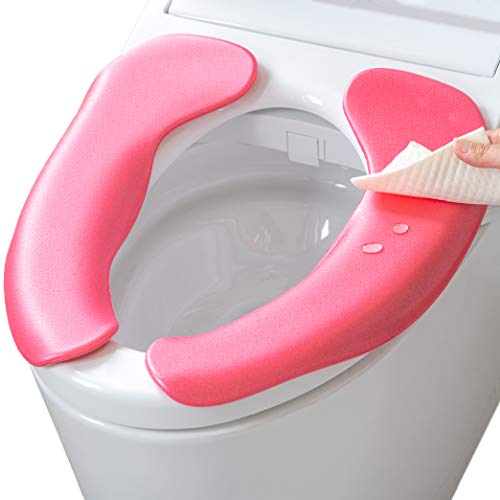 ◆商品名：オカ(OKA) 拭けるらくらく便座クッション ピンク (吸着 便座シート 拭くだけお手入れ) 40cm×33cm×3cm電池/バッテリーが必要な商品ですか?いいえタイプ:U型・O型・洗浄・暖房型兼用タイプサイズ:40cm×33cm×3cm素材:ポリエチレンフォーム、吸着シート アクリル樹脂生産国:日本製吸着シート付でピタッ! 乗せるだけ! 便座カバーdaysmarket-ny00 チョコ、プレゼント、ネクタイ、靴下、豆、節分、お面、鬼、恵方巻き バレンタイン