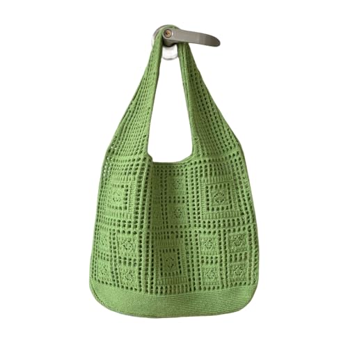 透け感ニットトートバッグ トートバッグ ニット a4 ニットバッグ 韓国 ライク レディース 通学 軽量 大容量 オルチャン おしゃれ 可愛い エコバッグ ホワイト 透かし編み 春 夏 秋 透かし編