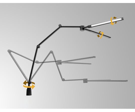 DK-H001BK くっきり見えやすいLEDデスクライト Lumixuxシリーズ