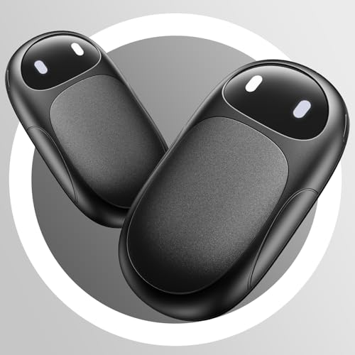 【2025新登場】 HAGOOGI 充電式カイロ 2秒急速発熱 3階段温度調節 【小型 超軽量 磁気式/分離式設計】 電気カイロ 2個セット 6000mAh クリスマスプレゼント 最大14時間連続使用 持ち運びやすい 5V/1