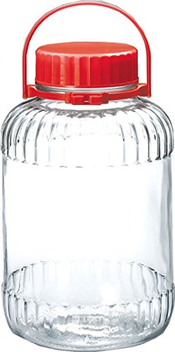東洋佐々木ガラス 梅酒用ビン 果実酒瓶 8000ml 果実酒や漬物容器としても対応 保存瓶 保存容器 梅瓶 梅 梅干し 日本製 しおり付き 10号 I-71808-R-A-JAN