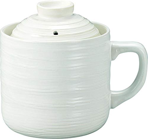 カクセー 電子レンジ調理用品 ホワイト 550ml 電子レンジ専用 炊飯陶器 楽炊御膳 T-01W(3.0)