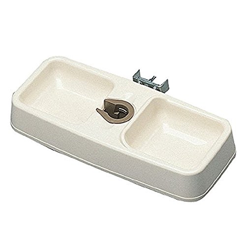 アイリスオーヤマ 給餌給水器ハンガー付き ベージュ KH-320