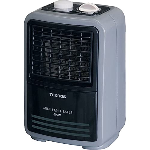 TEKNOS ミニファンヒーター(温調付)600W TSO-604