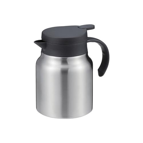 パール金属 保温 保冷 ポット 卓上ポット テーブルポット 1000ml 1.0L ステンレス製 真空二重構造 シルバー エレノット HC-247